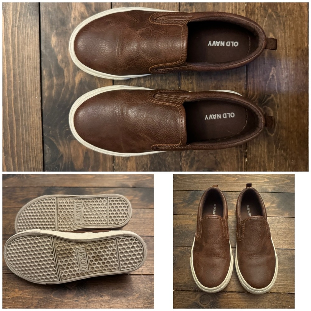 Old Navy  Boy’s Brown Slip-On Shoes